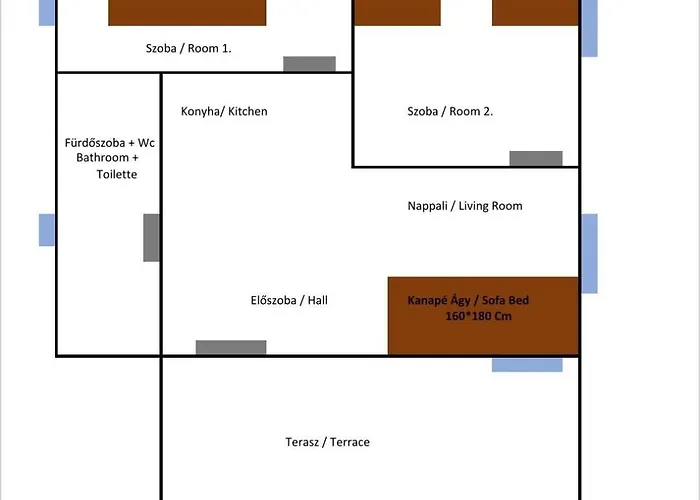 Apartamento Limonádé Ac Agárd élményfürdő Mellett *